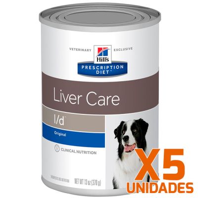 Hills L/d Canino Hepatic Lata 370gr Pack 5 unidades Hills L/d Canino Hepatic Lata 370gr Pack 5 unidades