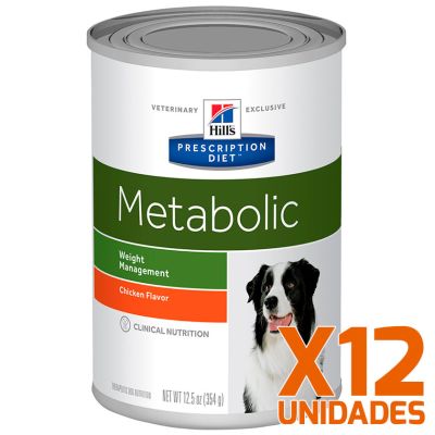Hills Metabolic Canino Lata 370gr Pack 12 Unidades Hills Metabolic Canino Lata 370gr Pack 12 Unidades