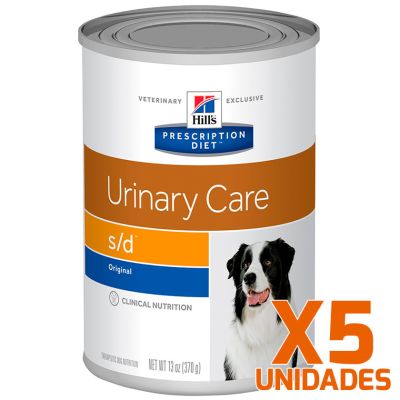 Hills s/d Canino Urinary Lata 370gr Pack 5 unidades Hills s/d Canino Urinary Lata 370gr Pack 5 unidades
