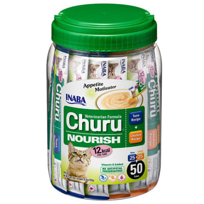 Inaba Ciao Churu frasco Nourish Atun y Pollo 50 tubos 700gr Inaba Ciao Churu frasco Nourish Atun y Pollo 50 tubos 700gr