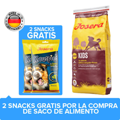 Josera Dog Kids 15kg + KNUSPIES 150GR Gratis! Josera Dog Kids 15kg + KNUSPIES 150GR Gratis!