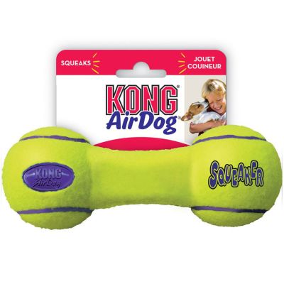 Kong Dumbbell Air Dog Squeaks MEDIUM Kong Dumbbell Air Dog Squeaks MEDIUM