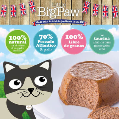 Little Big Paw Snack para Gatos Sabor Atún Atlantico 85gr Little Big Paw Snack para Gatos Sabor Atún Atlantico 85gr