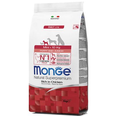 Monge Mini Puppy And Junior 3kg Monge Mini Puppy And Junior 3kg