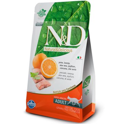 Natural and Delicious Grain Free Feline Adulto Pescado y Naranja 1.5kg Natural and Delicious Grain Free Feline Adulto Pescado y Naranja 1.5kg