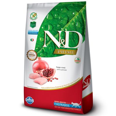 Natural and Delicious Grain Free Feline Castrados - Pollo y Granada 1.5kg Natural and Delicious Grain Free Feline Castrados - Pollo y Granada 1.5kg