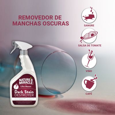 Natures Miracle Dark Stain Destoyer para Manchas Dificiles 943ml Natures Miracle Dark Stain Destoyer para Manchas Dificiles 943ml