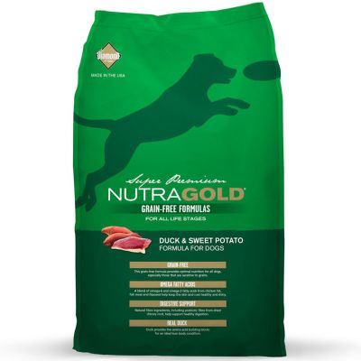 NutraGold Grain Free Duck and Sweet Potato (Pato) 13.6kg NutraGold Grain Free Duck and Sweet Potato (Pato) 13.6kg
