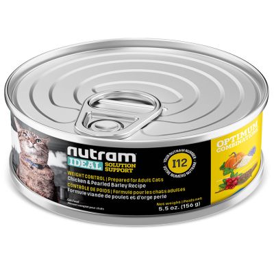 Nutram I12 Ideal Weight Control Cat Canned Lata 156gr Nutram I12 Ideal Weight Control Cat Canned Lata 156gr