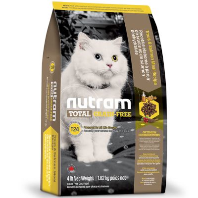 Nutram T24 Total Grain Free Trout Salmón 1.8kg Nutram T24 Total Grain Free Trout Salmón 1.8kg