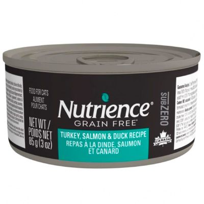 Nutrience Cat SubZero Lata Pavo Salmon y Pato 85gr Nutrience Cat SubZero Lata Pavo Salmon y Pato 85gr