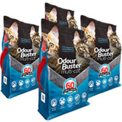 Odour Buster Multi Cat - Arena Sanitaria Super Premium Pack 48kg Odour Buster Multi Cat - Arena Sanitaria Super Premium Pack 48kg