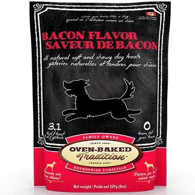 Oven Baked Dog Bacon Treats 227gr Oven Baked Dog Bacon Treats 227gr