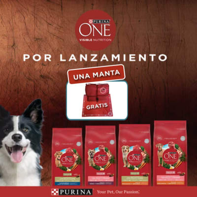 PURINA® ONE® Cachorro Pollo y Carne 12kg + Manta Picnic PURINA® ONE® Cachorro Pollo y Carne 12kg + Manta Picnic