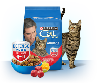 Purina Cat Chow Adultos Carne con Defense Plus 8kg Purina Cat Chow Adultos Carne con Defense Plus 8kg