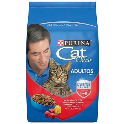 Purina Cat Chow Adultos Carne con Defense Plus 15kg Purina Cat Chow Adultos Carne con Defense Plus 15kg