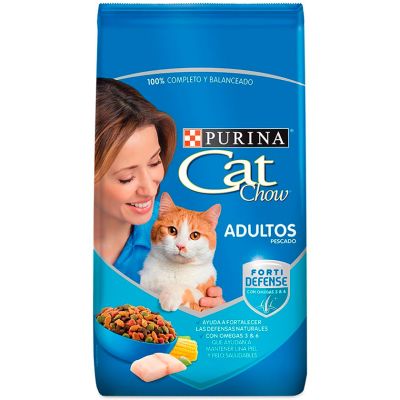 Purina Cat Chow Adultos Pescado con Defense Plus 8kg Purina Cat Chow Adultos Pescado con Defense Plus 8kg