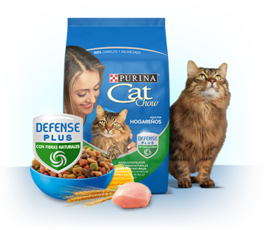 Purina Cat Chow Hogareños con Defense Plus 8kg Purina Cat Chow Hogareños con Defense Plus 8kg