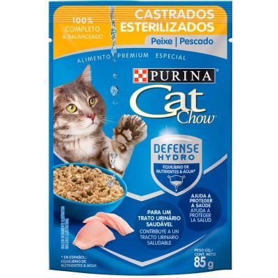 Purina Cat Chow Hydro Castrados Pescado 85gr Purina Cat Chow Hydro Castrados Pescado 85gr