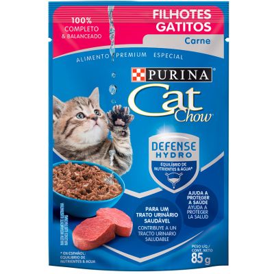 Purina Cat Chow Hydro Gatitos Carne 85gr Purina Cat Chow Hydro Gatitos Carne 85gr