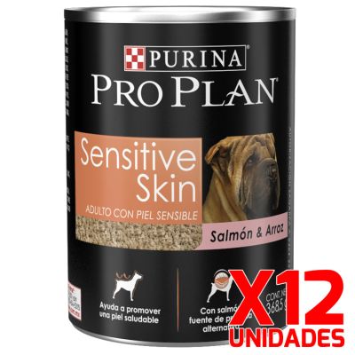 Purina Pro Plan Adult Sensitive Salmón y Arroz 368.5gr Pack 12 Unidades Purina Pro Plan Adult Sensitive Salmón y Arroz 368.5gr Pack 12 Unidades