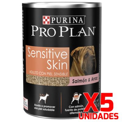 Purina Pro Plan Adult Sensitive Salmón y Arroz 368.5gr Pack 5 Unidades Purina Pro Plan Adult Sensitive Salmón y Arroz 368.5gr Pack 5 Unidades