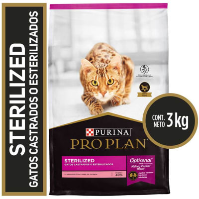 Purina Pro Plan Cat Sterilized con OptiRenal 3kg Purina Pro Plan Cat Sterilized con OptiRenal 3kg