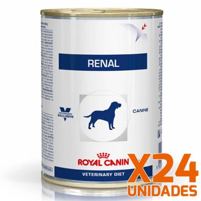 Royal Canin Latas Vet Diet Canine Renal Support x 24 Unidades Royal Canin Latas Vet Diet Canine Renal Support x 24 Unidades