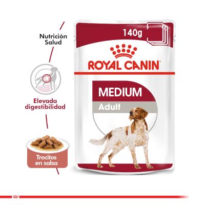 Royal Canin Medium Adulto Pouch 140gr x 10 unidades Royal Canin Medium Adulto Pouch 140gr x 10 unidades