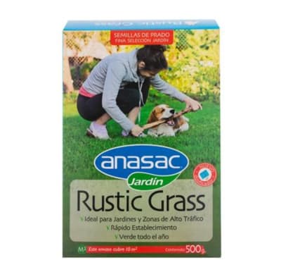 Semilla de pasto Mezcla Rustic Grass Anasac Jardín (500gr) Semilla de pasto Mezcla Rustic Grass Anasac Jardín (500gr)
