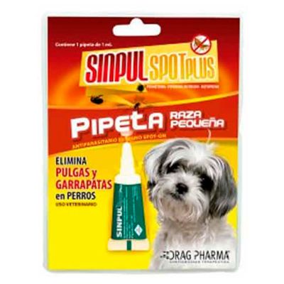 SinpulSpot Plus Pipeta Antipulgas - Razas Pequeñas SinpulSpot Plus Pipeta Antipulgas - Razas Pequeñas