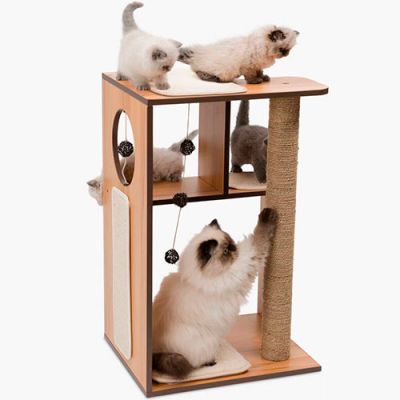 Vesper Box Large Walnut Rascador para Gatos Vesper Box Large Walnut Rascador para Gatos