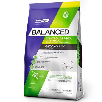 VitalCan Cat Castrados / Control Peso 2kg VitalCan Cat Castrados / Control Peso 2kg