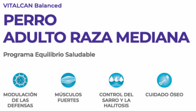 VitalCan Perro Adulto Raza Mediana 12kg VitalCan Perro Adulto Raza Mediana 12kg