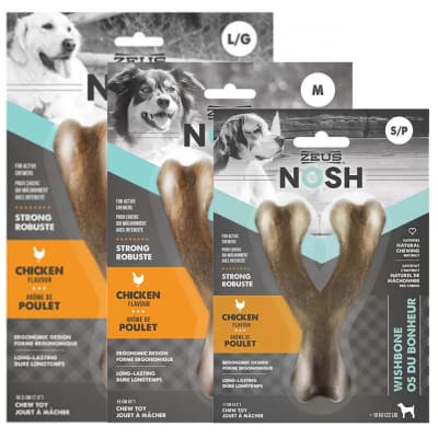 Zeus Nosh Wishbone sabor Pollo - Selecciona el tamaño Zeus Nosh Wishbone sabor Pollo - Selecciona el tamaño