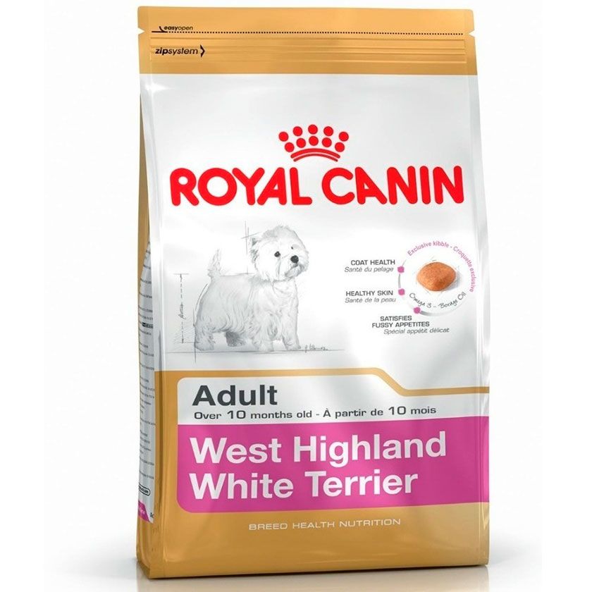 Royal Canin West Highland White Terrier Adulto 2.5kg | NovaPet.cl