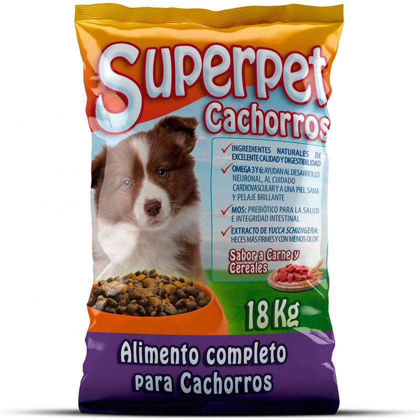 Superpet Alimento para Perros Cachorros 18kg | NovaPet.cl Alimentos y