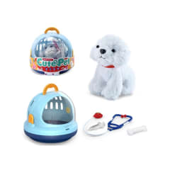 PERRITO CON CANASTITA Y ACCEOSRIOS CON SONIDO