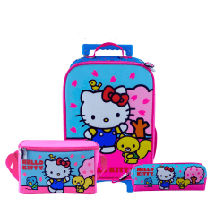 SCOOL MALETA KOMBAT SET3 OF - HELLO KITTY