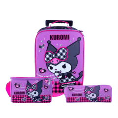 SCOOL MALETA KOMBAT SET3 OF - KUROMI