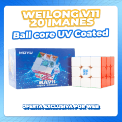 MOYU WEILONG V11 20-M MAGLEV BALL CORE UV 3X3 BOX
