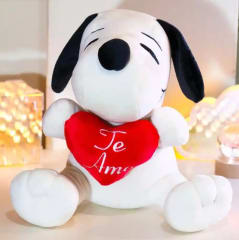 PELUCHE SNOOPY CORAZÓN 30CM