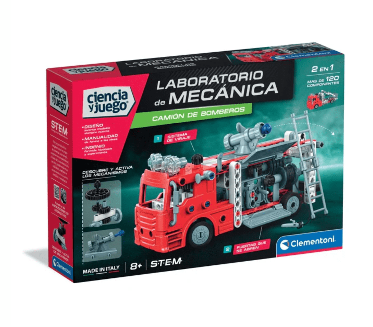 CLEMENTONI CAMION DE BOMBEROS X 120 PZAS1