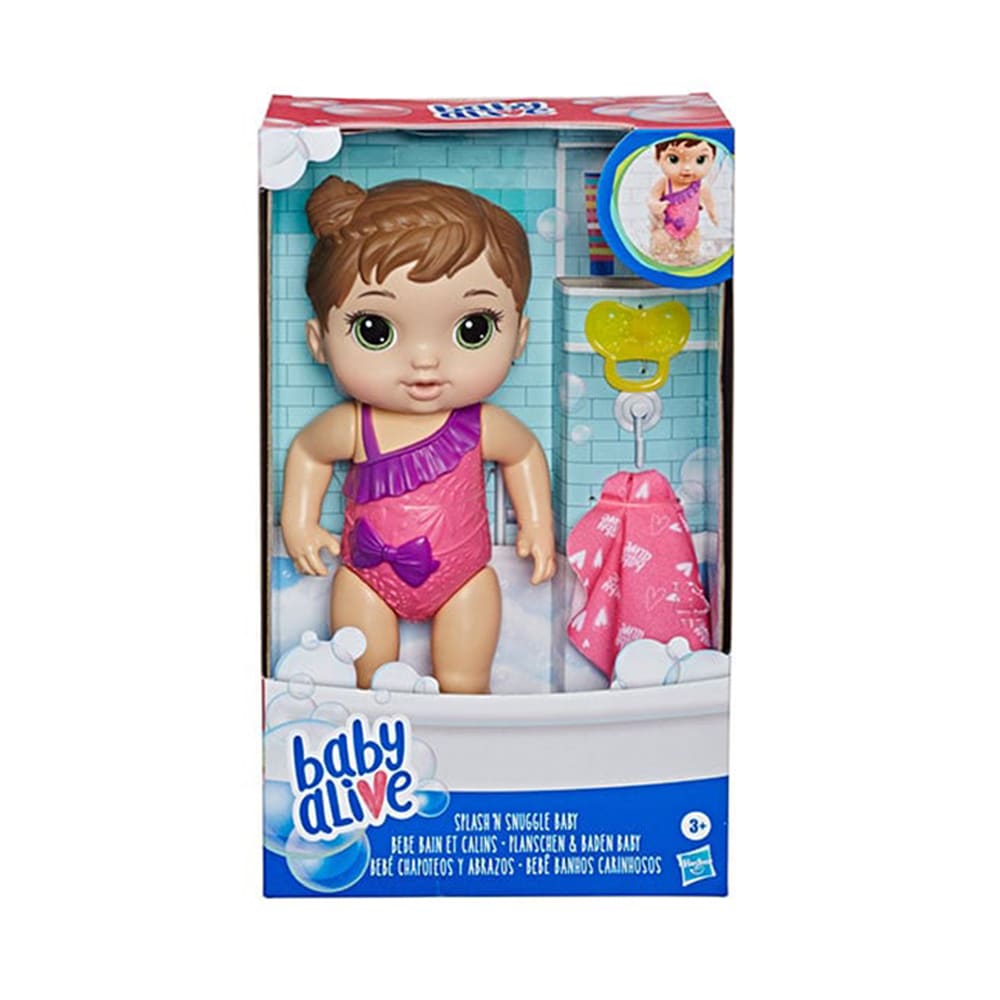 BABY ALIVE CHAPOTEOS Y ABRAZOS - MUÑECA CABELLO MARRON1
