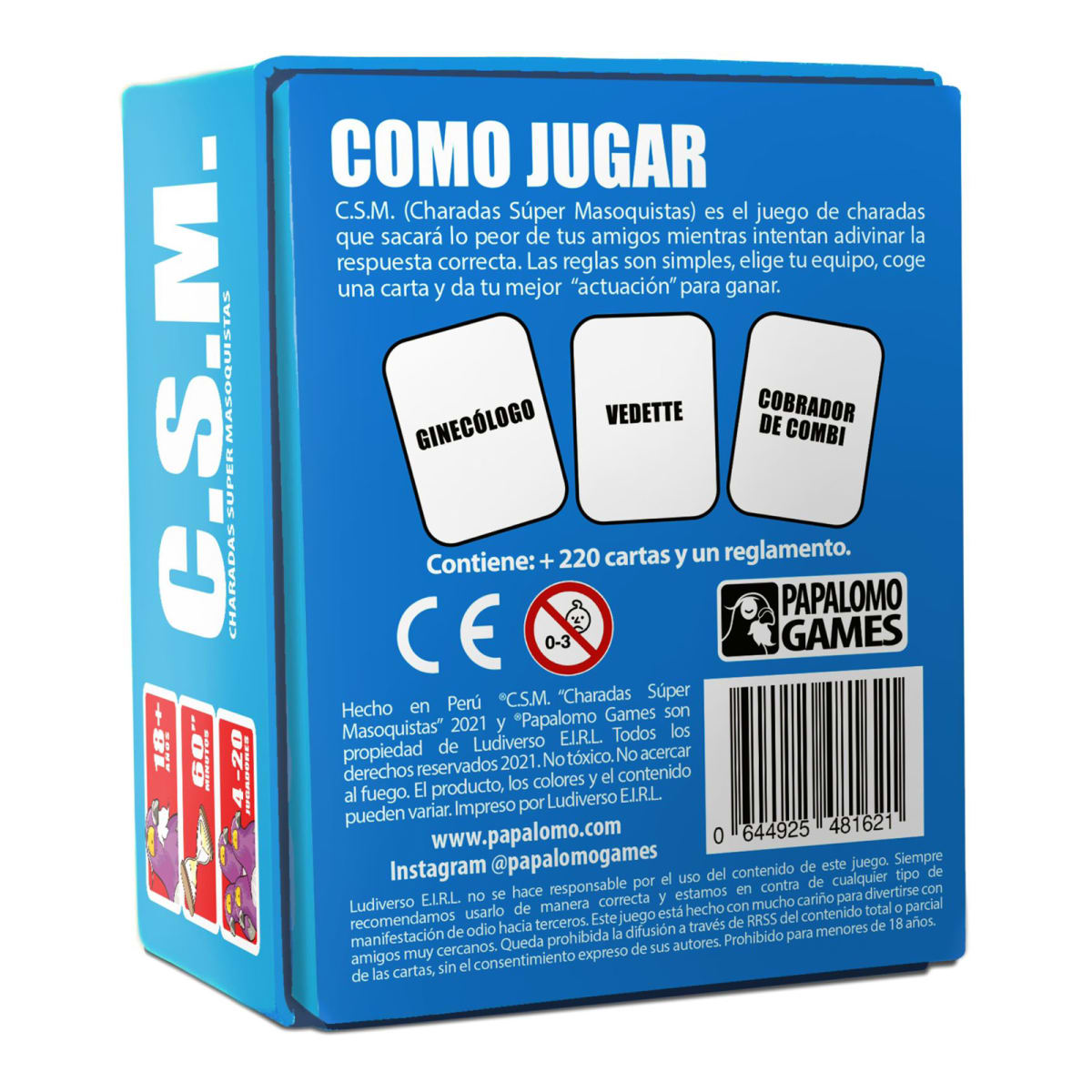 CSM CHARADAS SUPER MASOQUITAS - 460 CARTAS2