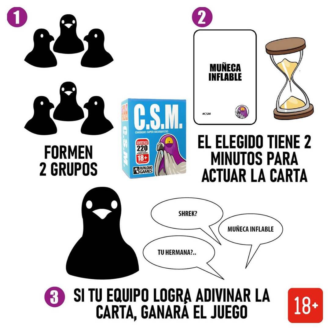 CSM CHARADAS SUPER MASOQUITAS - 460 CARTAS3