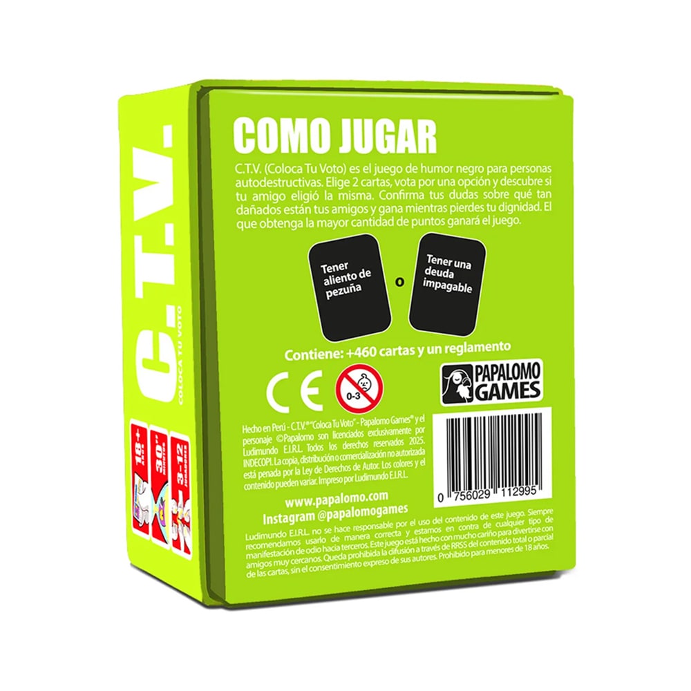 CTV COLOCA TU VOTO - 460 CARTAS2