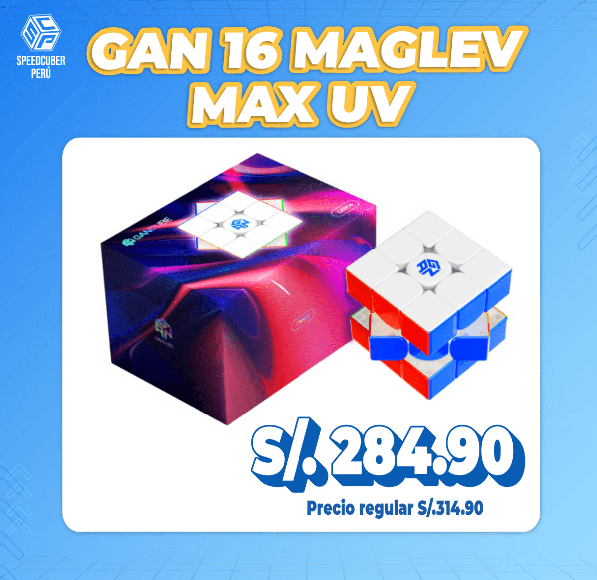 GAN 16 MAGLEV MAX UV 3X3 BOX1