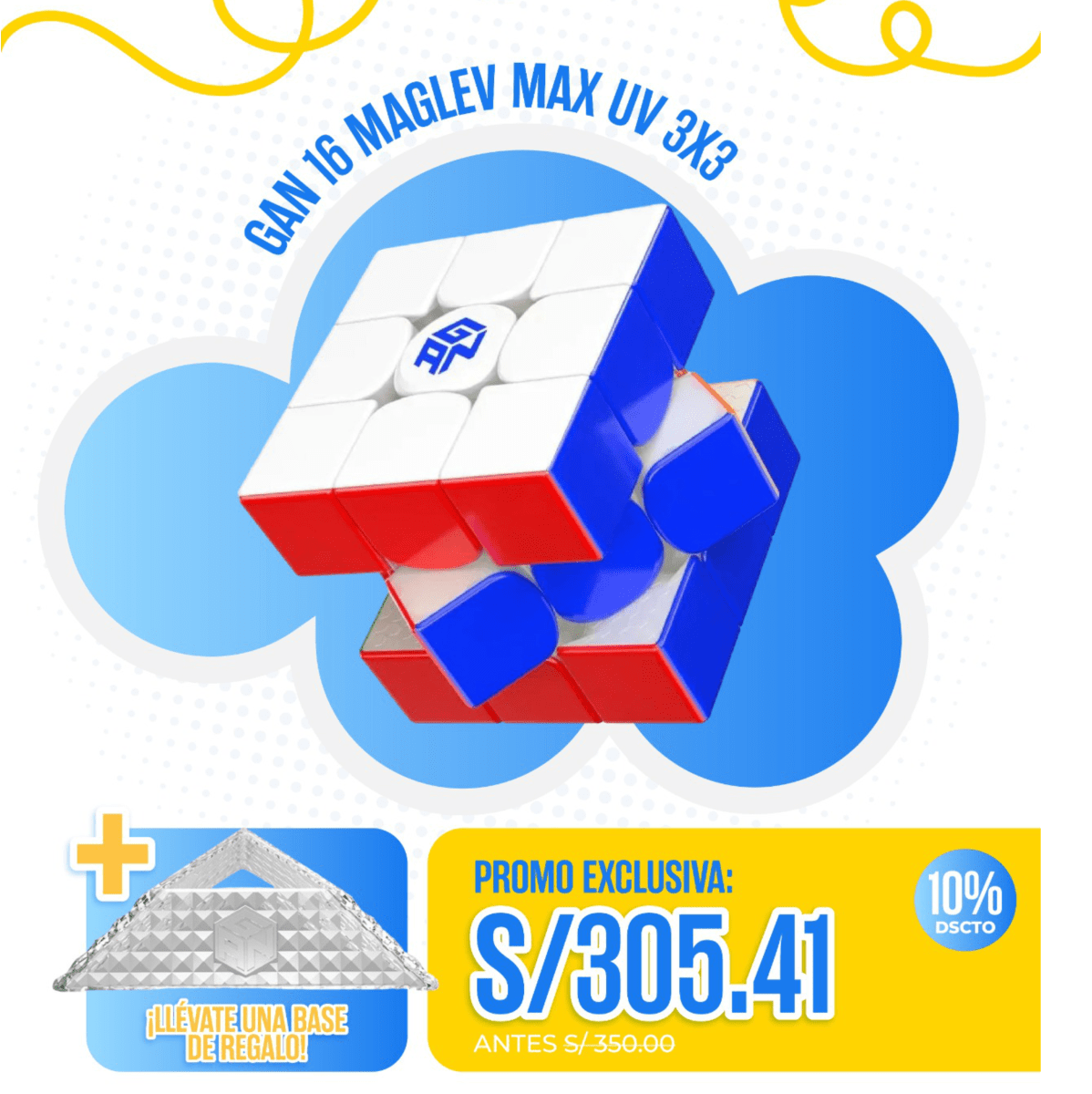 GAN 16 MAGLEV MAX UV 3X3 BOX14