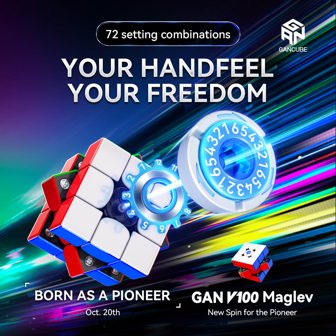 GAN V100 MAGLEV UV 3X3 BOX8